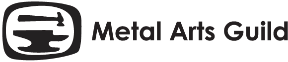 Metal Arts Guild SF logo with hammer and anvil