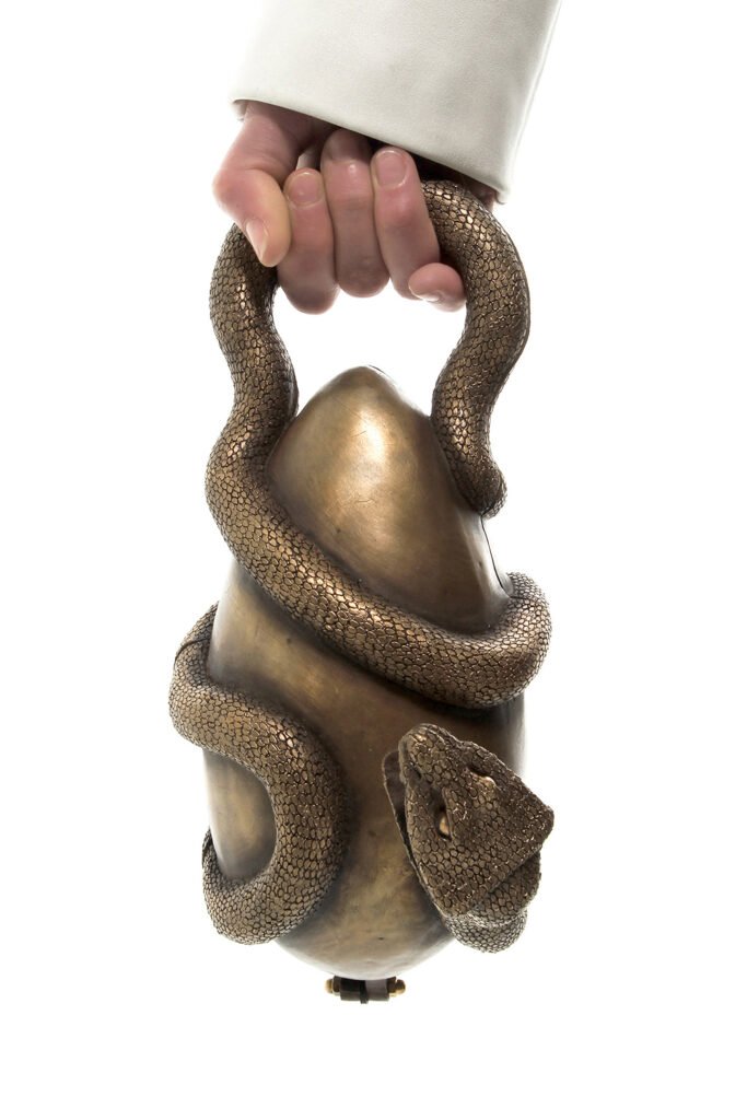Leah Aripotch Snake Bag