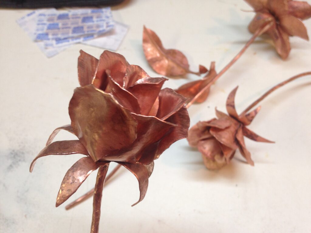 coper rose
